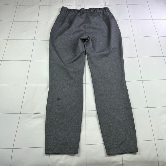 Lululemon Pants Womens 4 Gray Heathered Black On the Fly Commute Travel Casual - Picture 2 of 12